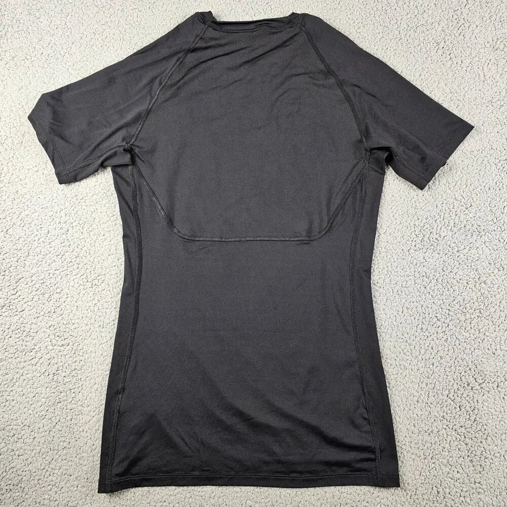 Miami Hurricanes Shirt Mens 2XL Black Nike Pro Slim Fit Athletic Training Logo